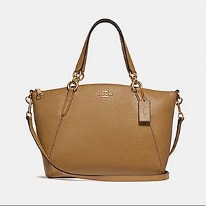 Coach Small Brown Kelsey Satchel/Crossbody Bag